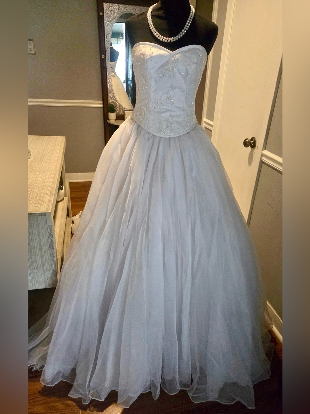 Maggie Sottero Couture White Bridal Elegant Ball Gown